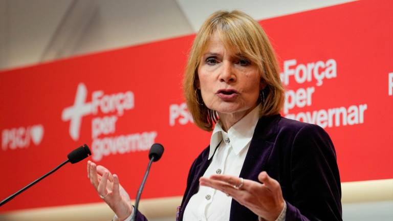 La portavoz y viceprimera secretaria del PSC, Lluïsa Moret. Foto: EFE