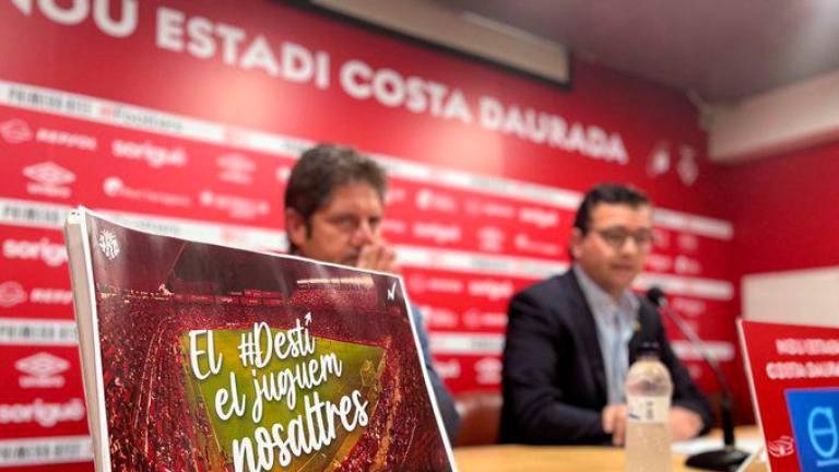 El Nàstic ha presentado la campaña de abonados en la sala de prensa del Nou Estadi Costa Daurada.