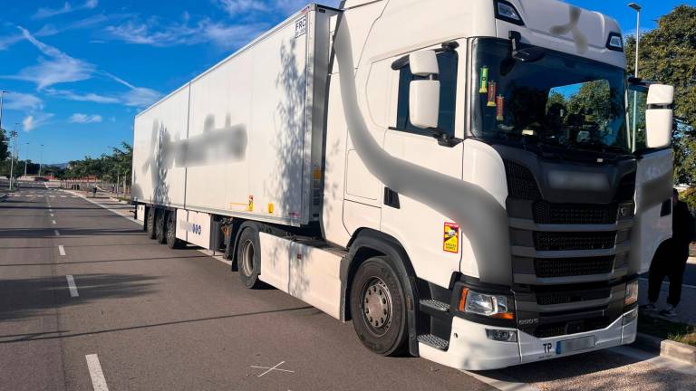 El camión hacía la ruta entre Andalucía y Alemania y viceversa. Foto: CME