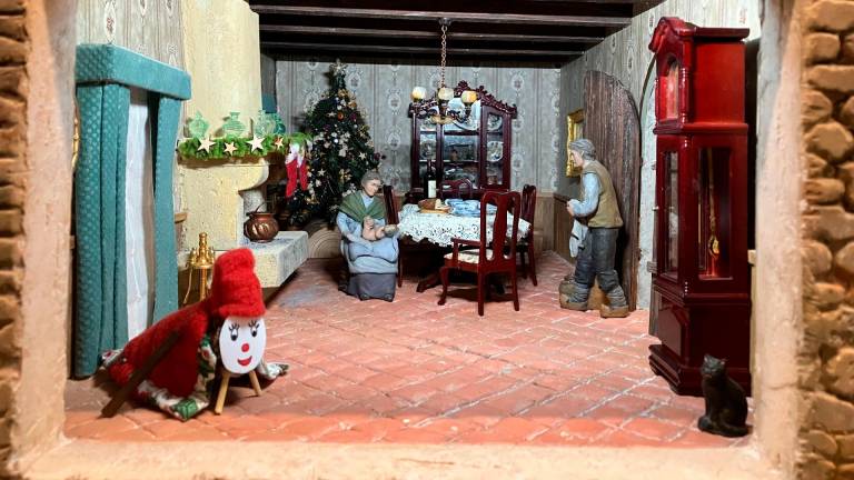 $!Detalles del gran pesebre de El Vendrell. FOTO: JMB