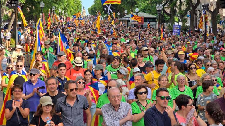 La manifestació ha Tarragona ha congregat unes 2.800 persones. Foto: Octavi Saumell