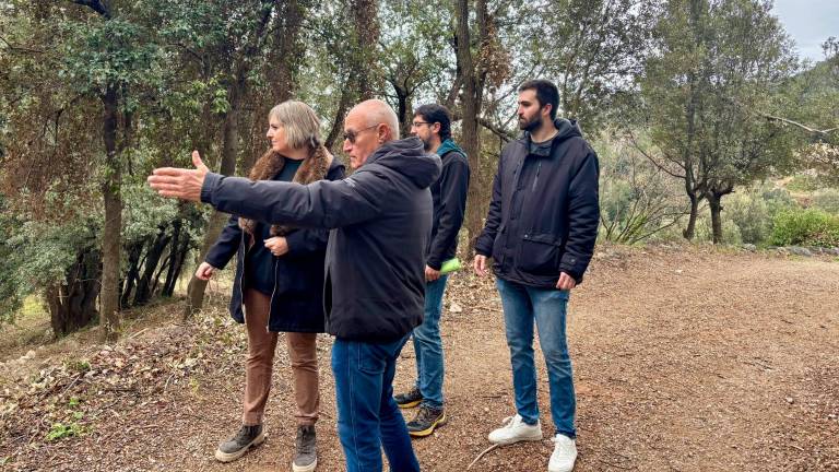 Presentació dels treballs forestals duts a terme al Toscar. Foto: Copate