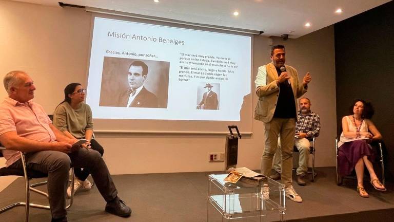 Acto de presentación de ‘Misión Antoni Benaiges’ en Madrid.foto: aj. de mont-roig del camp
