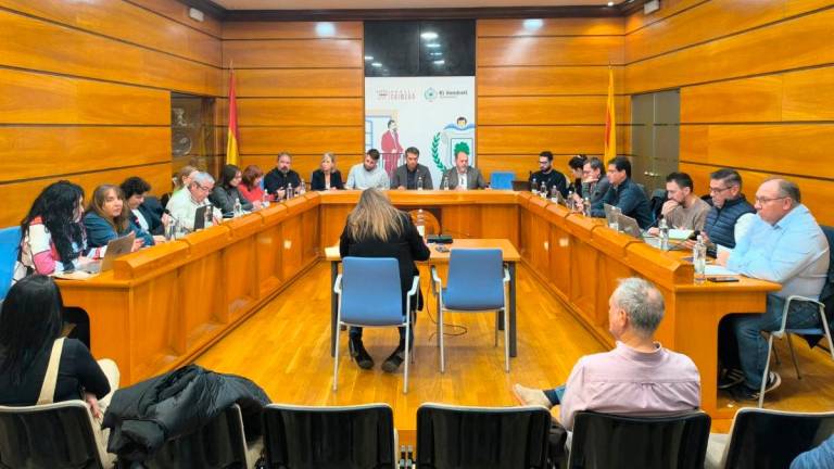 El pleno del Ayuntamiento de El Vendrell.