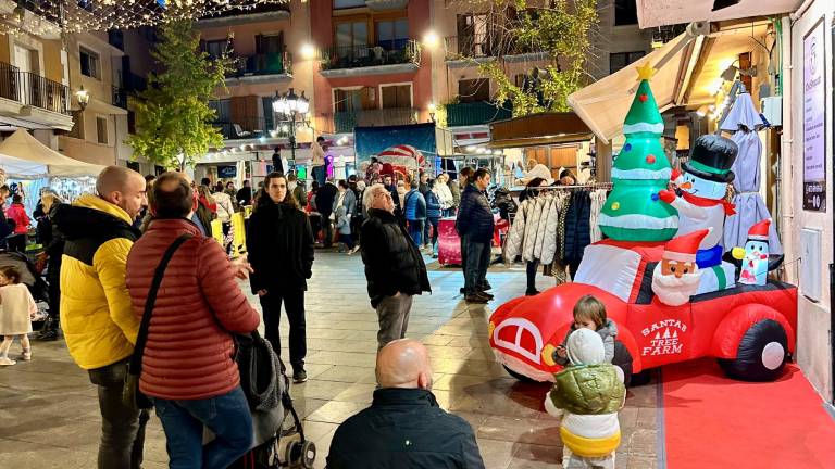 La plaza de la Vila será el epicentro de toda la actividad comercial el fin de semana. foto: MCG