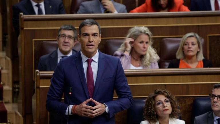 Durante su intervención, Sánchez ha destacado que más de un tercio de los fondos europeos se han dedicado a las pymes. Foto: ACN