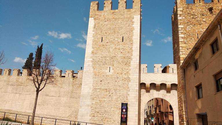 Imagen de archivo de la muralla de Sant Francesc de Montblanc. Foto: Àngel Juanpere