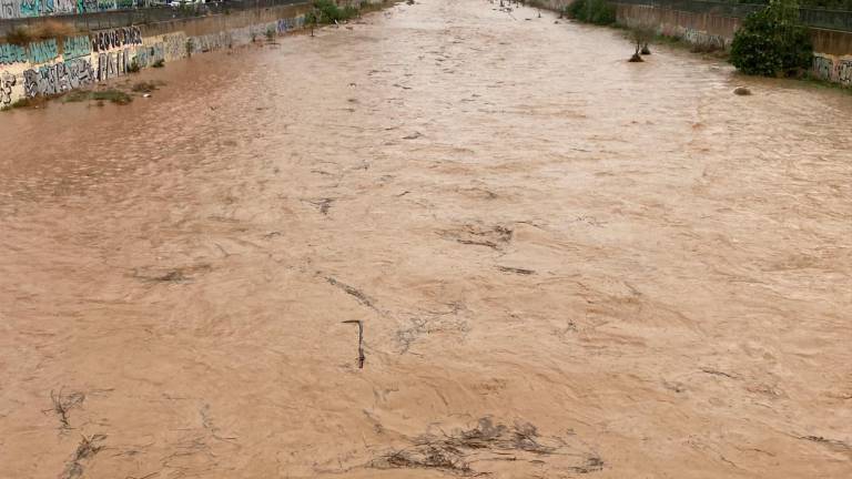 Imágenes del paso de la dana por Málaga. Fotos: EFE