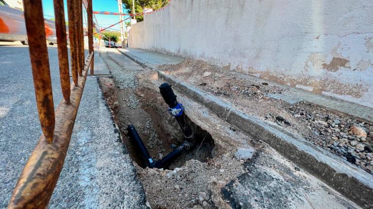 Obras de mejora de las redes de agua en La Bisbal del Penedès