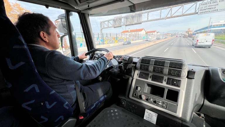 Imagen de uno de los conductores que ha participado en la formación. Foto: ACN