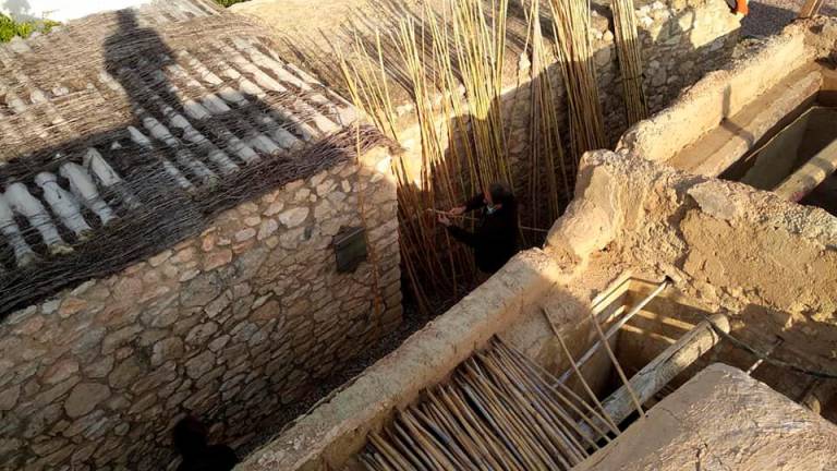 $!Las intensas lluvias cierran la Ciudadela ibérica de Calafell para revisar las cubiertas