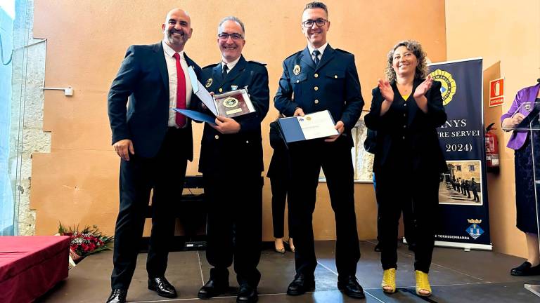 $!La Policia Local de Torredembarra celebra la Festa Patronal amb reconeixements i felicitacions