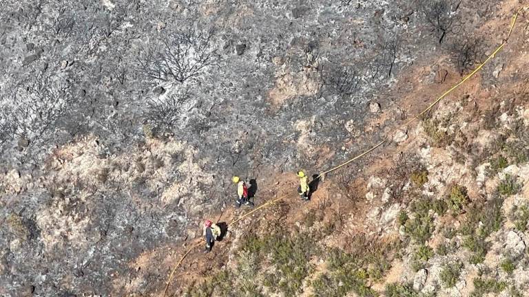 $!Bombers trabaja en la zona afectada. Foto: Bombers