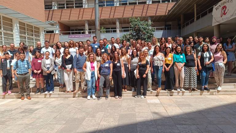 Imagen de grupo de los investigadores participantes en el PhD Day 2024. Foto: Cedida