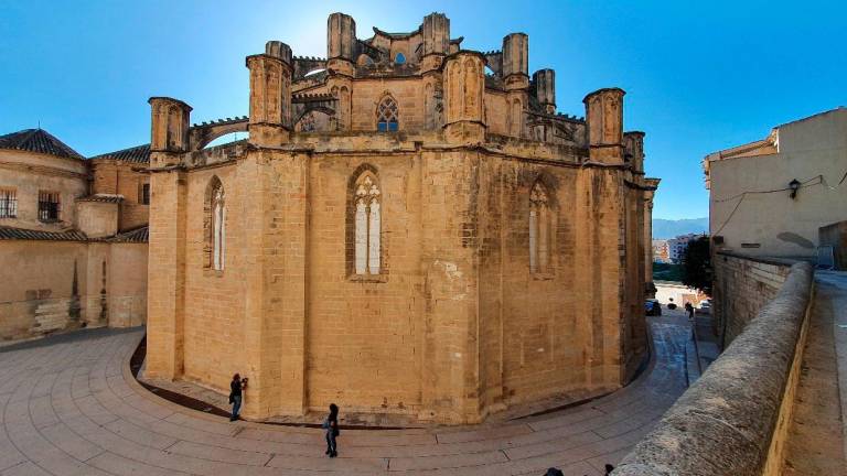 Exterior de l’absis de la catedral de Tortosa. Foto: cedida