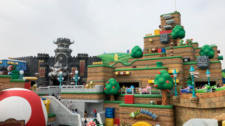 Imagen del parque Super Nintendo World en Universal Studios Japan. Foto: Universal Studios