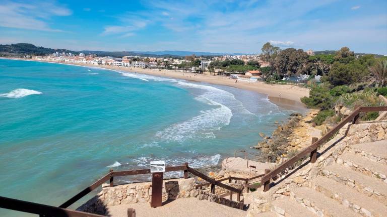 Vista general de la playa de Altafulla. foto: M. Dolors Boronat