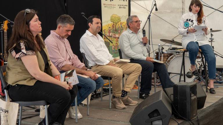 Els autors Fàtima Beltran, Albert Asensio, Bernat Navarro i Manel Ollé. Foto: J. Revillas