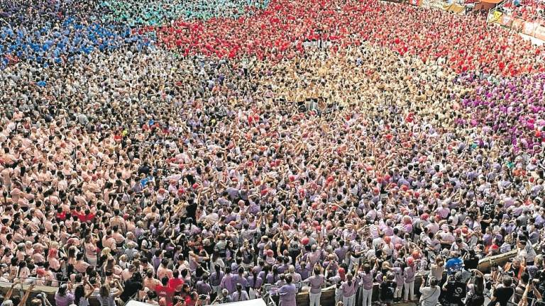 $!Concurs de Castells. El ‘Diari’ ha nominado a la canalla para homenajearla. Foto: Àngel Ullate