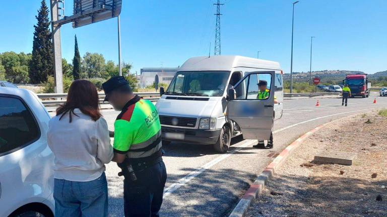 Imagen de recurso de un control de Mossos de Trànsit. Foto: DT