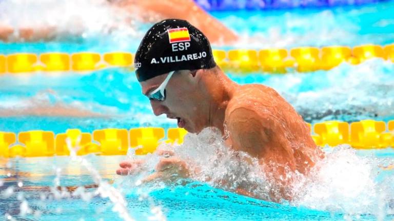 Àlex Villarejo, durante el Campeonato del Mundo de Natación Paralímpica celebrado en Mánchester. Foto: Comité Olímpico Paralímpico