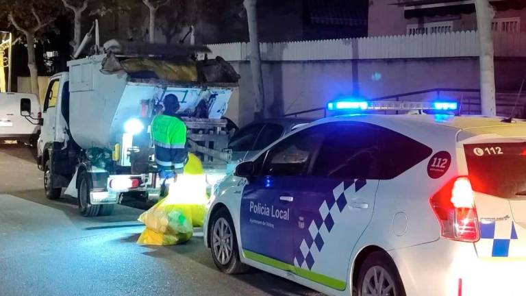 La policía intenta evitar el sabotaje en el servicio.