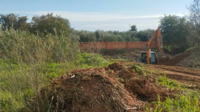 La limpieza debe dar capacidad al torrente para evitar desbordamientos.