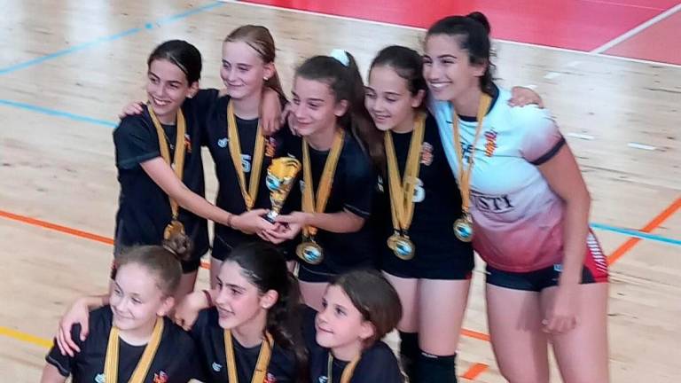 El Alevín femenino disputará el campeonato de España. Foto: Cedida