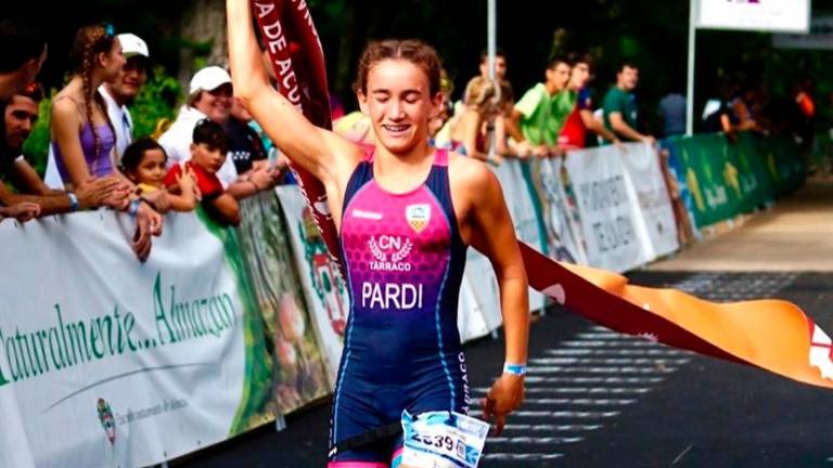 Marta Pardillos cruzó la línea de meta con 12 segundos de distancia de la segunda clasificada y casi un minuto respecto a la tercera. Foto: Cedida