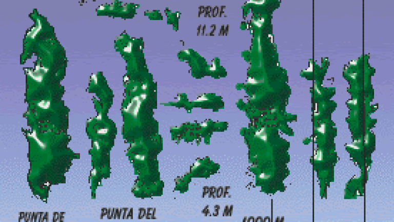 $!La ubicación y la estructura rocosa de la reserva de Masia Blanca en Coma-ruga.