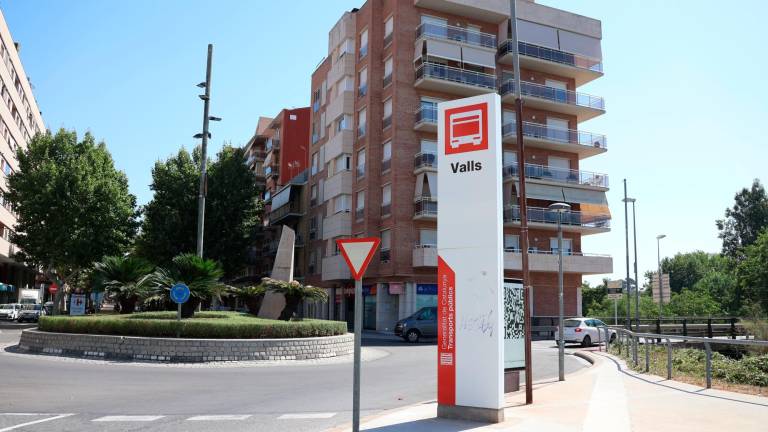 La zona del nou parc sanitari se situarà a menys de 150 metres de l’estació d’autobusos de Valls. Foto: R. U.