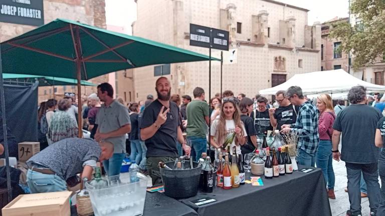 La feria ya está instalada en la Plaça del Rei y habrá actividades toda la tarde. Foto: Cedida