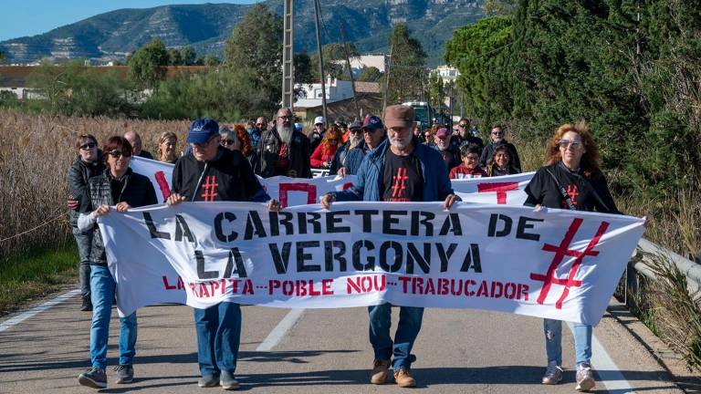 Des de la plataforma han convocat una marxa lenta aquest dissabte a quarts de deu del matí des de Poblenou del Delta. Foto: Joan Revillas