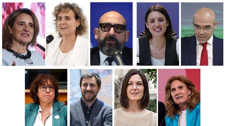 Imagen de los candidatos españoles a las elecciones europeas. Foto: EFE