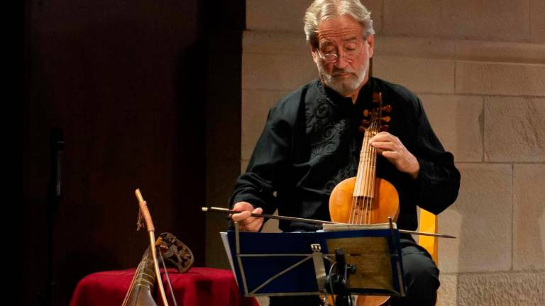 El maestro Jordi Savall participará en un festival que arranca esta misma noche. Foto; Cedida