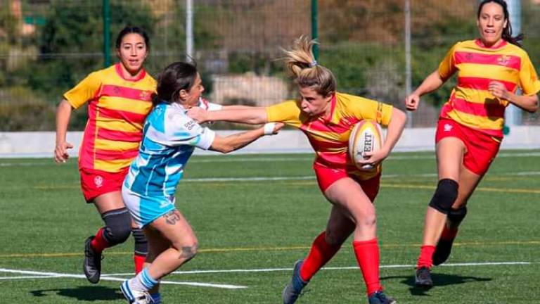 Imatge d’arxiu de la selecció catalana femenina. Foto: Jaume Andreu