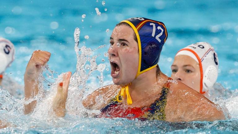 Paula Leiton celebra uno de los goles conseguidos ante los Países Bajos. Foto: EFE