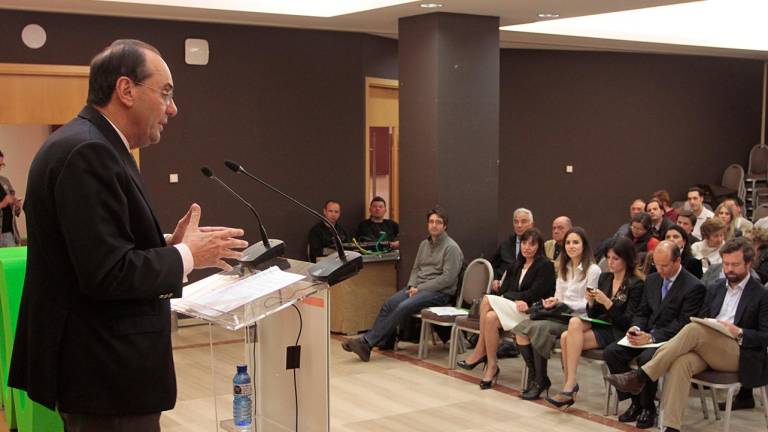 Imagen de archivo de Vidal-Quadras en la presentación de Vox en Tarragona. Foto: DT