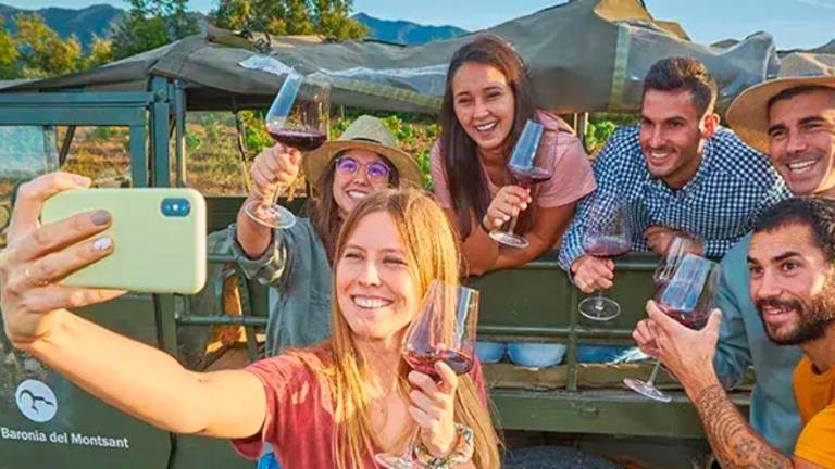 Imagen de una de las actividades que ofrece la bodega de Cornudella de Montsant. Foto: Cedida