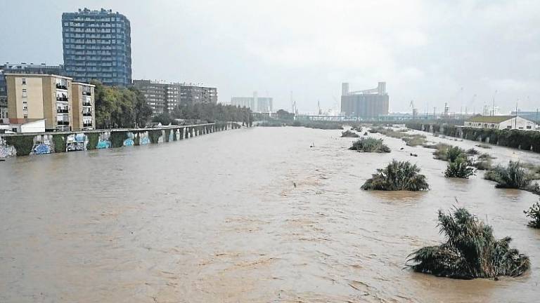 $!Aspecto del río Francolí tras las lluvias de Santa Tecla 2022. Foto: Pere Ferré