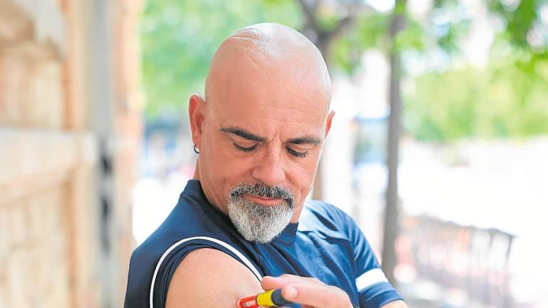 El reusense Toni Pagès, paciente con diabetes tipo 1 desde los nueve años. FOTO: ALBA MARINÉ