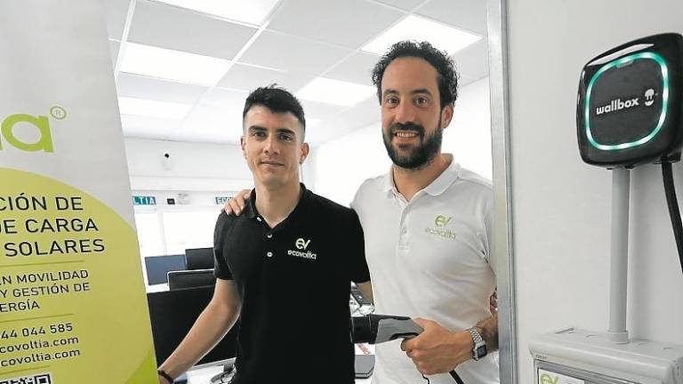 Àlex Vicente y Manel Villegas, fundadores de Ecovoltia. Foto: Pere Ferré