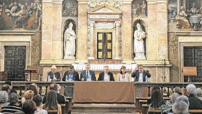 La inauguración fue presidida por el arzobispo, Joan Planellas, y el alcalde, Pau Ricomà. Foto: Àngel Ullate