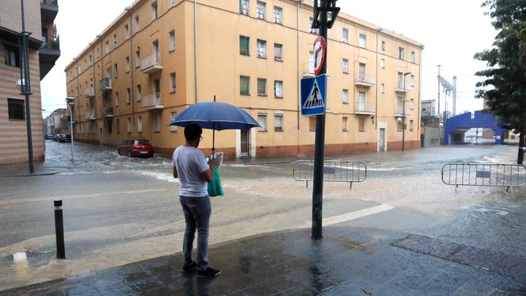 Imagen de archivo de una riada en Tarragona. Foto: Pere Ferré/DT