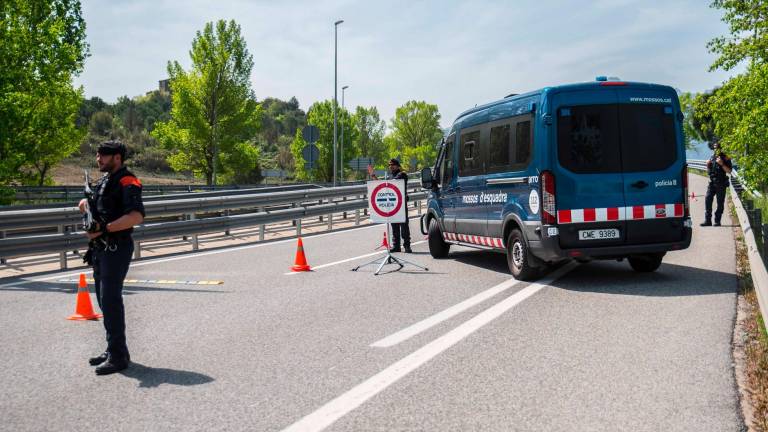 Un dispositivo de los Mossos. Foto: Mossos d’Esquadra