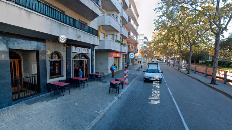 Los hechos ocurrieron en la avenida Mossèn Jaume Soler de Calafell. Foto: Google