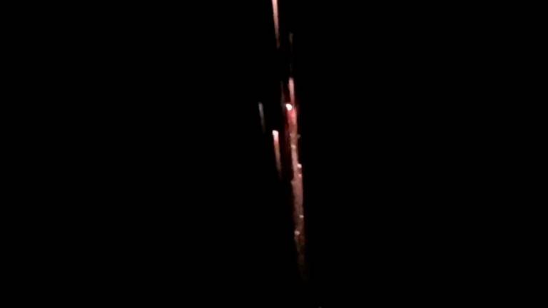 Imágenes del meteorito que recorrió el cielo español ayer por la noche. Foto: Frontera Espacial