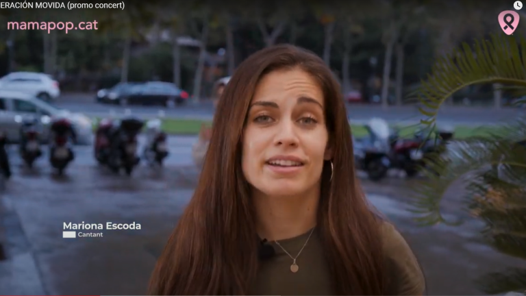 Mariona Escoda es una de las protagonistas del vídeo. Foto: Captura de Youtube