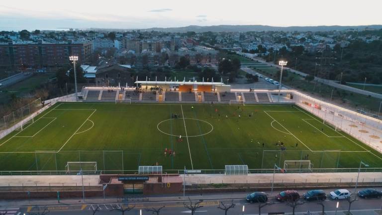 $!El campo de fútbol de Calafell.