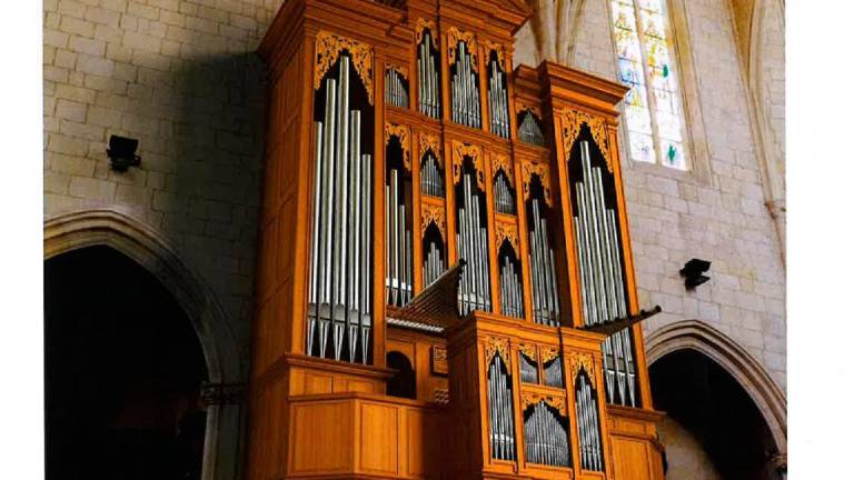 Una recreació de l’aspecte que tindrà l’orgue un cop hagi quedat plenament executat, tal com queda recollit al projecte. Foto: Cedida